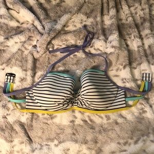 VS stripe bikini top